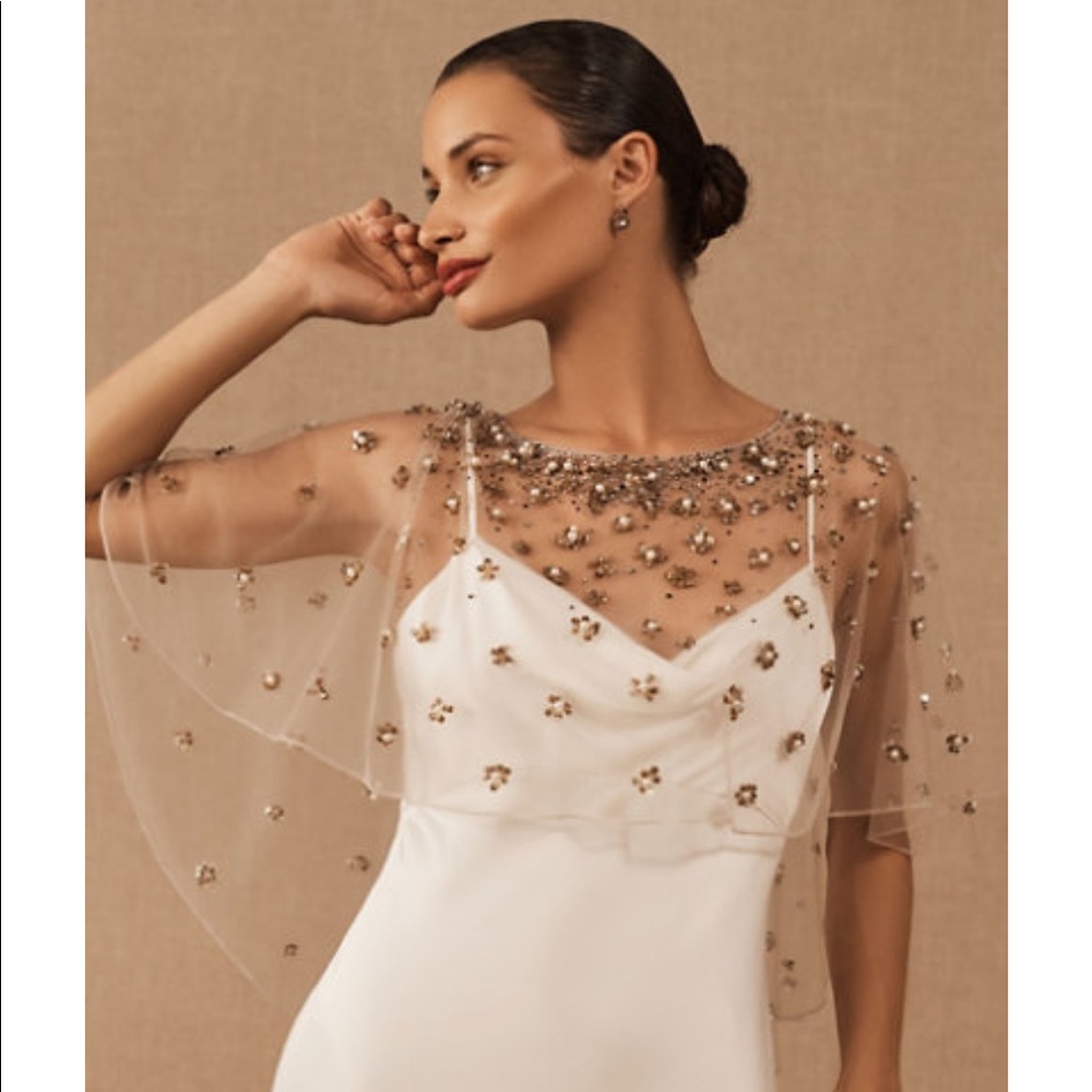 Terani Couture Palmer Cape. Worn once for my Rehearsal Dinner